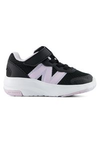 Buty niemowlęce New Balance I5786F1 – czarne. Kolor: czarny. Materiał: guma, syntetyk, materiał. Szerokość cholewki: normalna. Sport: bieganie #1