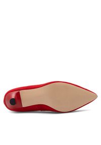 Sergio Bardi Czółenka WFA1935-1Z-SB Czerwony. Kolor: czerwony. Materiał: skóra, zamsz. Obcas: na szpilce #3