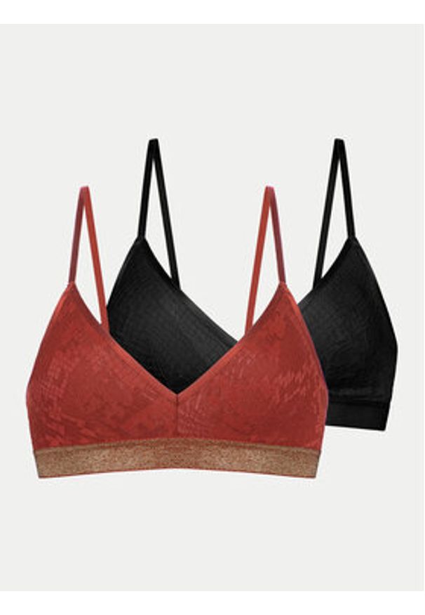Dorina Komplet biustonoszy braletek Vera FXBR0023ME028 Kolorowy. Materiał: syntetyk. Wzór: kolorowy