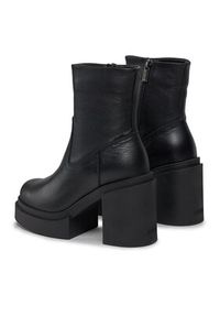 Bronx Botki Ankle boots 34292-U Czarny. Kolor: czarny. Materiał: skóra #5