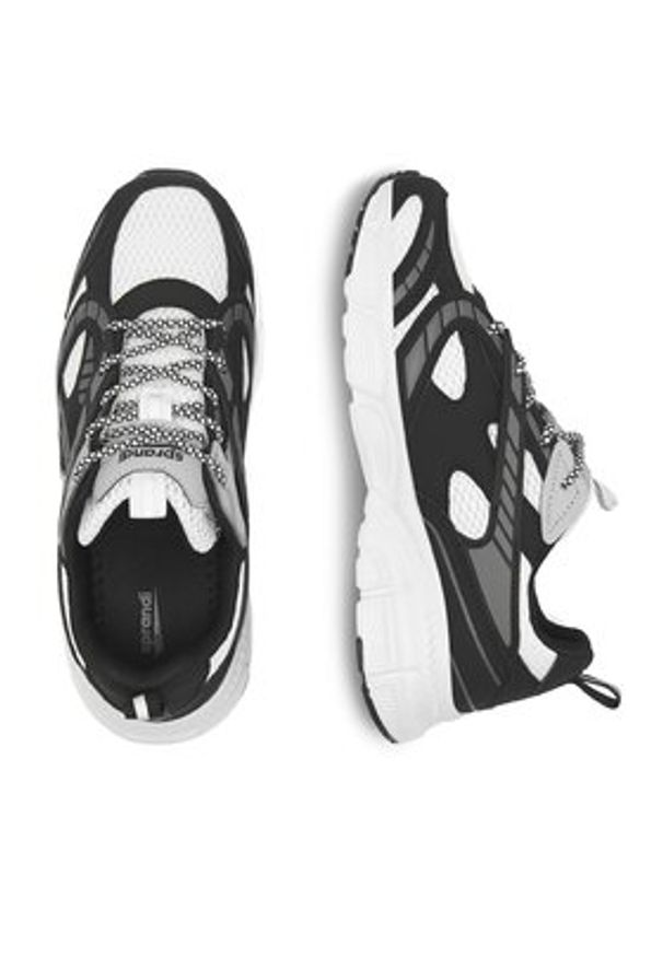 Sprandi Sneakersy WP-2311101A Czarny. Kolor: czarny. Materiał: materiał
