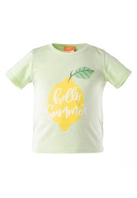 BEJO - T-shirt Dziecięca Cytrynowa Hello Summer. Kolor: zielony