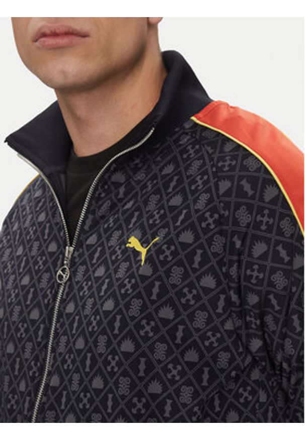 Puma Bluza Road To Unity T7 629595 Granatowy Regular Fit. Kolor: niebieski. Materiał: syntetyk