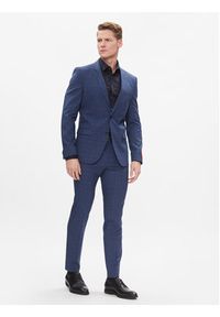 Calvin Klein Koszula K10K112310 Granatowy Slim Fit. Kolor: niebieski. Materiał: bawełna #4