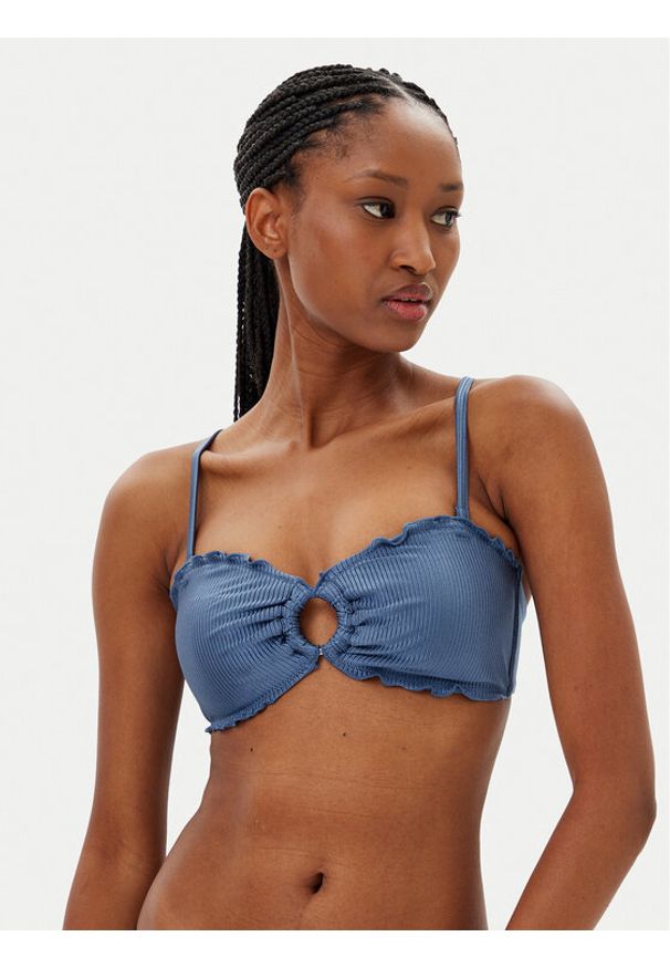 Hunkemöller Góra od bikini Sardinia 301253 Niebieski. Kolor: niebieski. Materiał: syntetyk