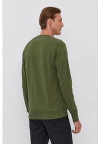 Polo Ralph Lauren Bluza męska kolor zielony gładka. Okazja: na co dzień. Typ kołnierza: polo. Kolor: zielony. Materiał: dzianina. Długość rękawa: raglanowy rękaw. Wzór: gładki. Styl: casual #2