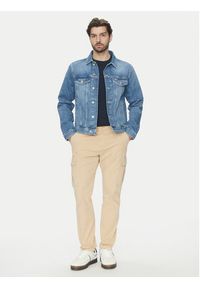 Tommy Jeans Kurtka jeansowa Ryan DM0DM21860 Niebieski Regular Fit. Kolor: niebieski. Materiał: bawełna #4