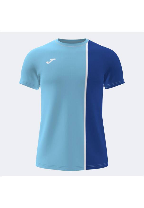 Koszulka tenisowa męska z krótkim rękawem Joma Smash Short Sleeve. Kolor: wielokolorowy, niebieski, turkusowy. Długość rękawa: krótki rękaw. Długość: krótkie. Sport: tenis