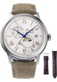 orient - Zegarek męski Orient RA-AK0808S30B brązowy. Kolor: brązowy #1