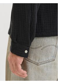 Jack & Jones Koszula Nantucket 12291804 Czarny Relaxed Fit. Kolor: czarny. Materiał: wiskoza #5