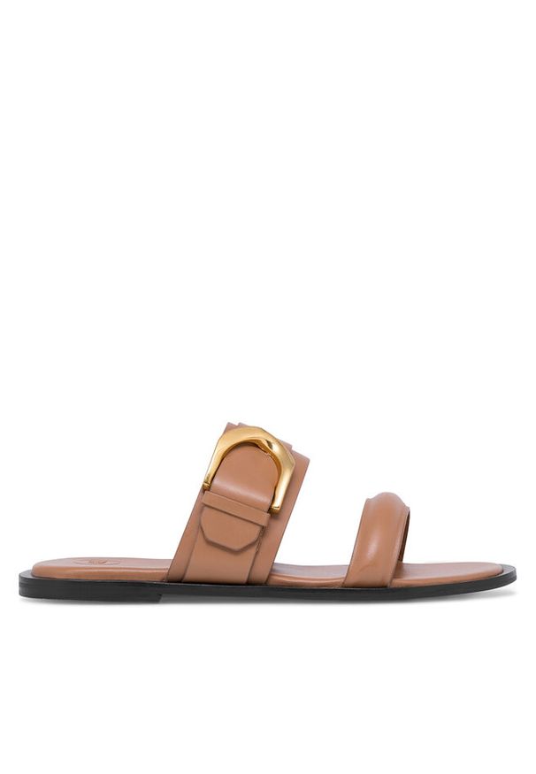 Gino Rossi - Klapki GINO ROSSI. Kolor: brązowy