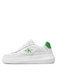 Calvin Klein Jeans Sneakersy Chunky Cupsole Low Lth Ml Meta YW0YW01410 Biały. Kolor: biały #2