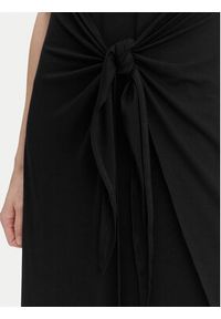 Emporio Armani Sukienka letnia EW003413 AF20240 UC001 Czarny Regular Fit. Kolor: czarny. Materiał: wiskoza. Sezon: lato #5