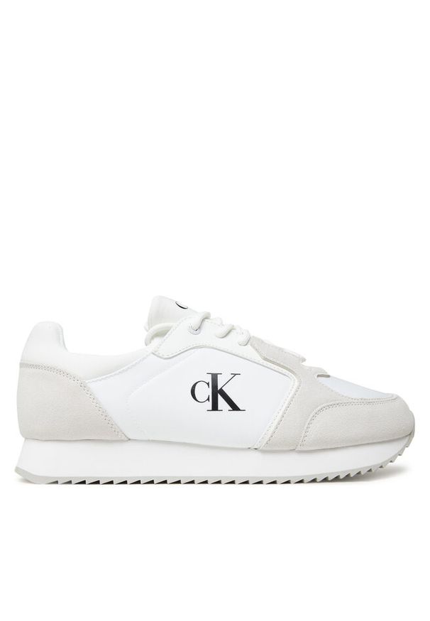 Sneakersy Calvin Klein Jeans. Kolor: biały