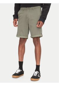Jack & Jones - Jack&Jones Szorty materiałowe Bowie 12230336 Zielony Regular Fit. Kolor: zielony. Materiał: bawełna