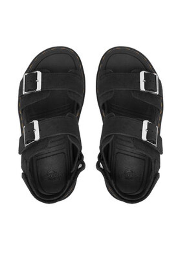 Dr. Martens Sandały Zebzag Sandals DM42689001 Czarny. Kolor: czarny. Materiał: zamsz, skóra