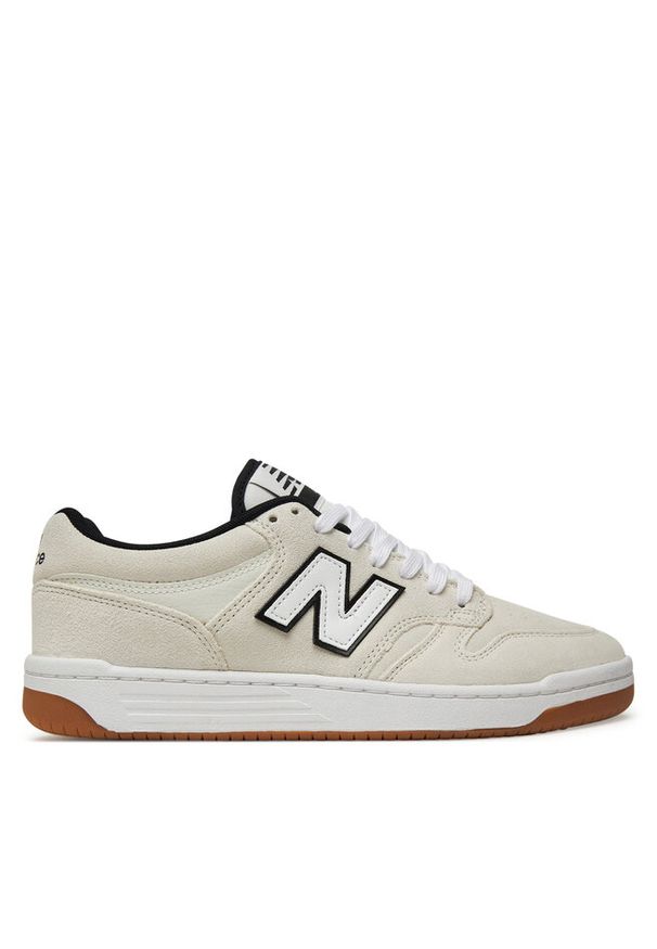 Sneakersy New Balance. Kolor: kremowy