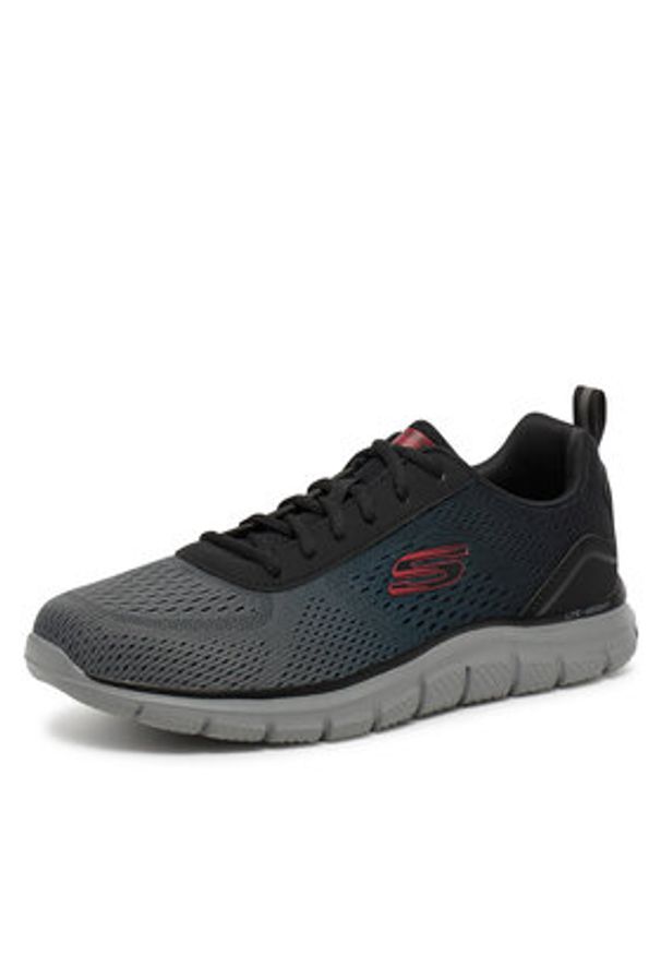 skechers - Skechers Sneakersy TRACK 232399 BKCC Czarny. Kolor: czarny. Materiał: materiał