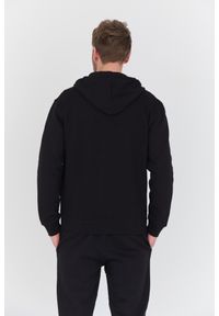 Guess - GUESS Czarna męska bluza rozpinana Aldwin Zip, Rozmiar M. Kolor: czarny