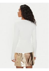 Guess Sweter Destiny W4YR17 Z37K0 Biały Pullover Fit. Kolor: biały. Materiał: syntetyk