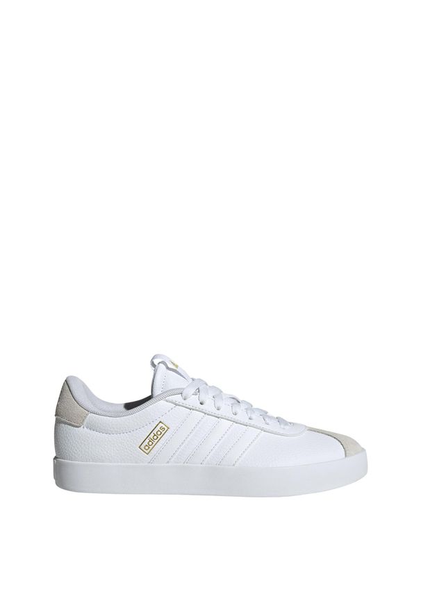 Adidas - Buty VL Court 3.0. Kolor: biały, szary, wielokolorowy. Materiał: skóra, syntetyk