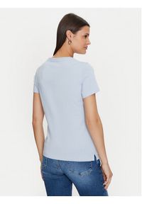 Guess T-Shirt Icon W4YI32 I3Z14 Niebieski Regular Fit. Kolor: niebieski. Materiał: bawełna #5