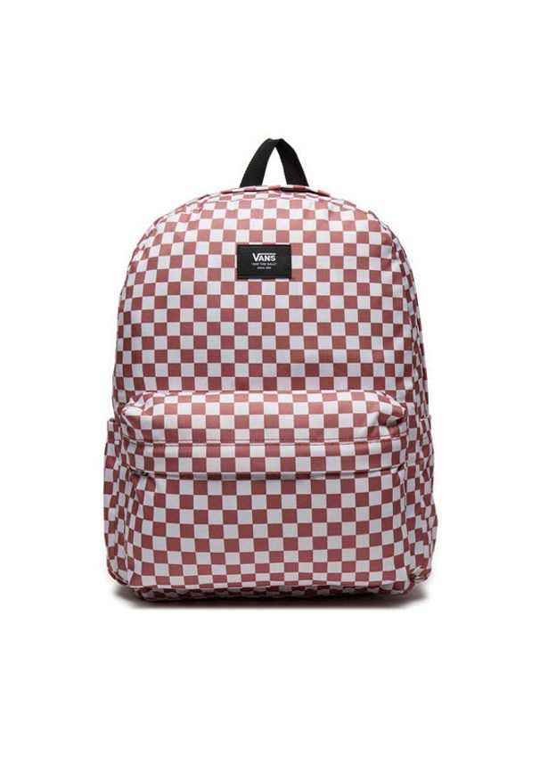 Vans Plecak Old Skool Check Backpack VN000H4XCHO1 Różowy. Kolor: różowy. Materiał: materiał