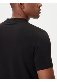 Karl Lagerfeld - KARL LAGERFELD T-Shirt 755051 554235 Czarny Regular Fit. Typ kołnierza: dekolt w karo. Kolor: czarny. Materiał: bawełna #3