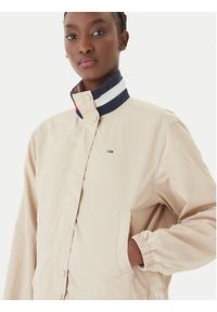 Tommy Jeans Kurtka przejściowa Essential DW0DW20439 Beżowy Regular Fit. Kolor: beżowy. Materiał: syntetyk #2