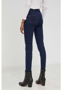 Answear Lab jeansy Push-Up damskie medium waist. Kolor: niebieski. Styl: wakacyjny