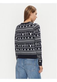 only - ONLY Sweter Xmas Winter 15327601 Granatowy Regular Fit. Kolor: niebieski. Materiał: syntetyk #4