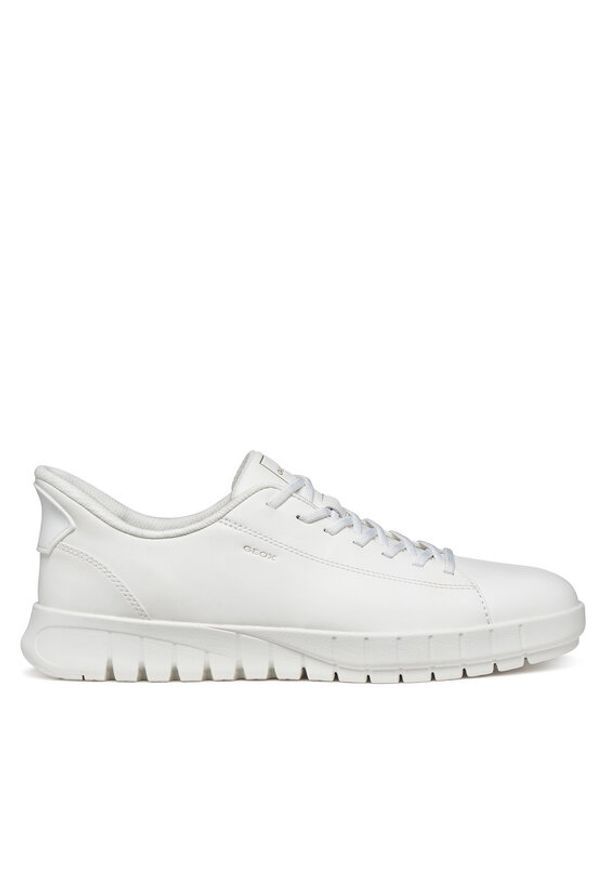 Geox Sneakersy U Flextride Plus U65MAA 0009B C1000 Biały. Kolor: biały. Materiał: skóra