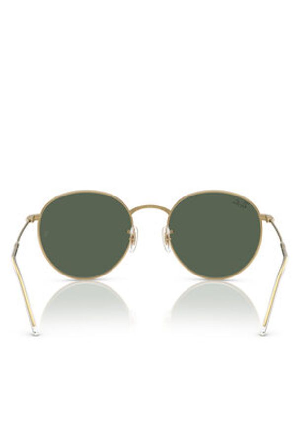 Ray-Ban Okulary przeciwsłoneczne Round Reverse 0RBR0103S 001/VR55 Złoty. Kolor: złoty