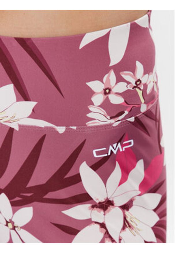 CMP Legginsy 32C8396P Różowy Slim Fit. Kolor: różowy. Materiał: syntetyk