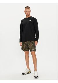 The North Face Longsleeve Simple Dome NF0A87QN Czarny Regular Fit. Kolor: czarny. Materiał: bawełna. Długość rękawa: długi rękaw