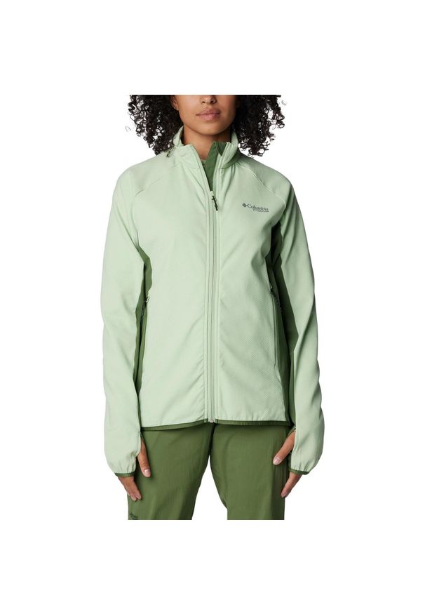 columbia - Polarowy sweter damski Columbia Spectre Ridge Full Zip Tech Fleece. Kolor: zielony. Materiał: nylon, poliester, elastan