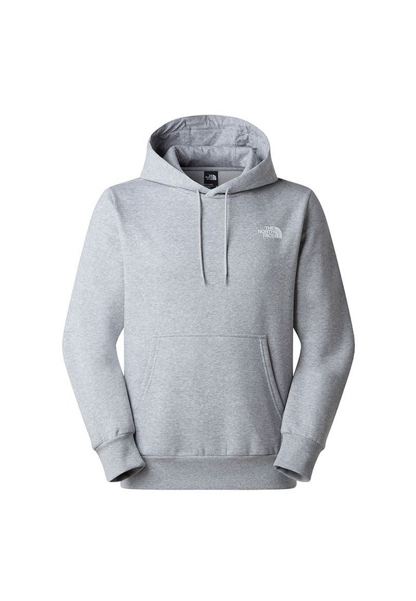 Bluza męska The North Face Simple Dome 0A89FCDYX1 - szara. Okazja: na co dzień. Typ kołnierza: bez kaptura. Kolor: szary. Materiał: materiał, bawełna, poliester. Styl: klasyczny, casual