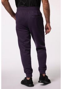 JAY-PI - Męskie Spodnie dresowe ściągane sznurkiem nowoczesny krój do roz. 8XL. Kolekcja: plus size. Kolor: fioletowy. Materiał: materiał, poliester, bawełna. Długość: długie