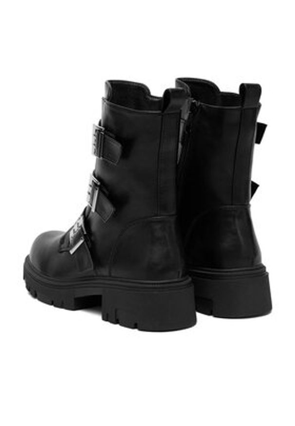 DeeZee Botki HX22030-96 Czarny. Kolor: czarny. Materiał: syntetyk, materiał