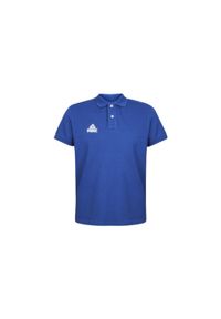 PEAK - Polo Peak coton. Typ kołnierza: polo. Kolor: niebieski. Materiał: poliester, materiał #1