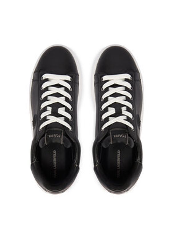 Karl Lagerfeld - KARL LAGERFELD Sneakersy Kapri KL52570N Czarny. Kolor: czarny. Materiał: skóra