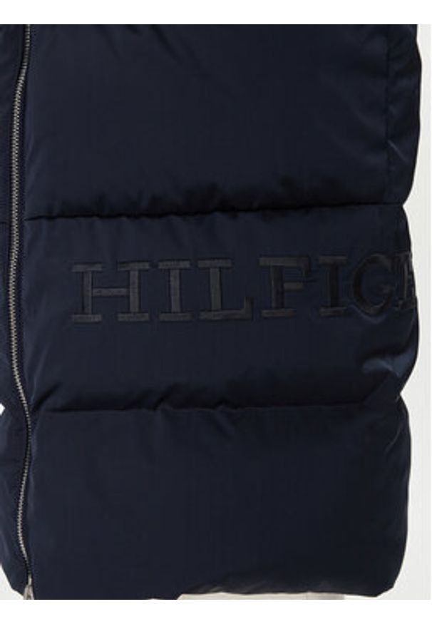 TOMMY HILFIGER - Tommy Hilfiger Kurtka puchowa Sateen WW0WW40834 Granatowy Regular Fit. Kolor: niebieski. Materiał: syntetyk
