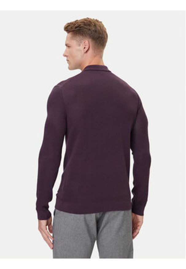 JOOP! Sweter 17 JK-04Nadimo 30046919 Fioletowy Modern Fit. Kolor: fioletowy. Materiał: bawełna