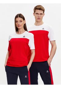Le Coq Sportif T-Shirt Unisex 2310366 Czerwony Regular Fit. Kolor: czerwony. Materiał: bawełna