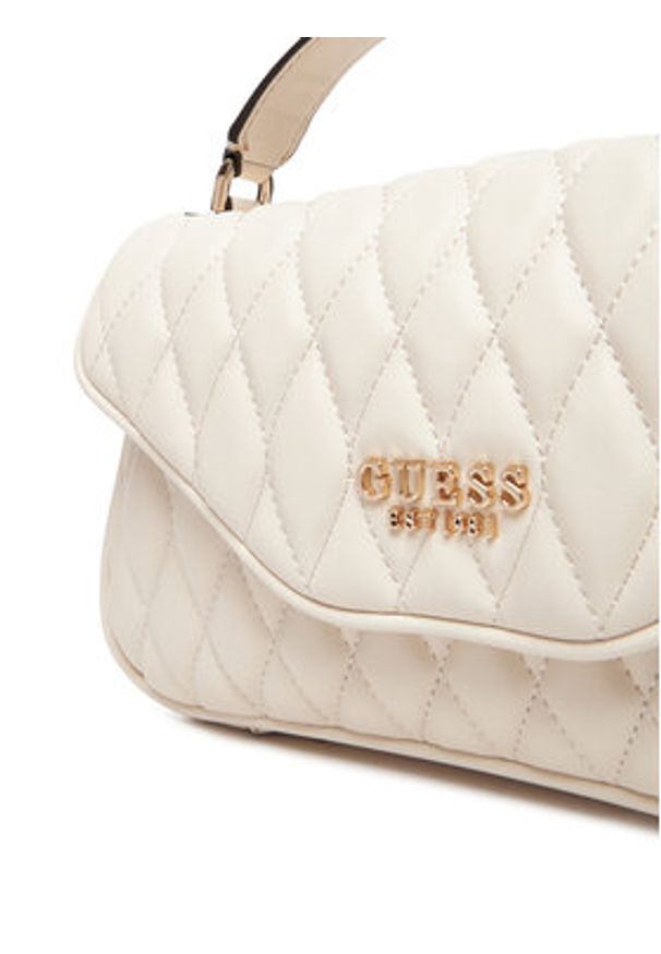 Guess Torebka Valla HWQG81 22200 Écru. Materiał: skórzane
