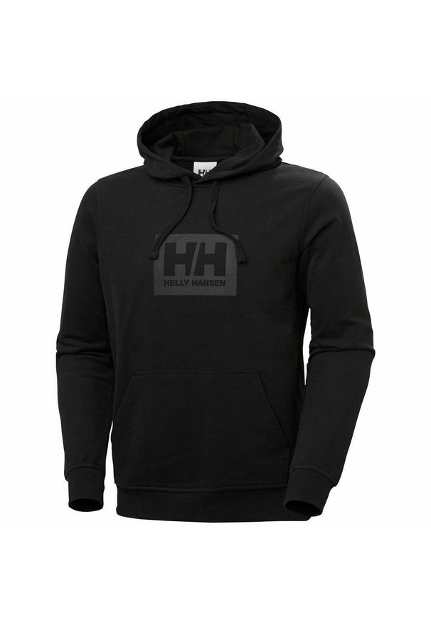 Bluza Z Kapturem Helly Hansen Hh Box Dorosłych. Typ kołnierza: kaptur. Kolor: czarny. Styl: sportowy