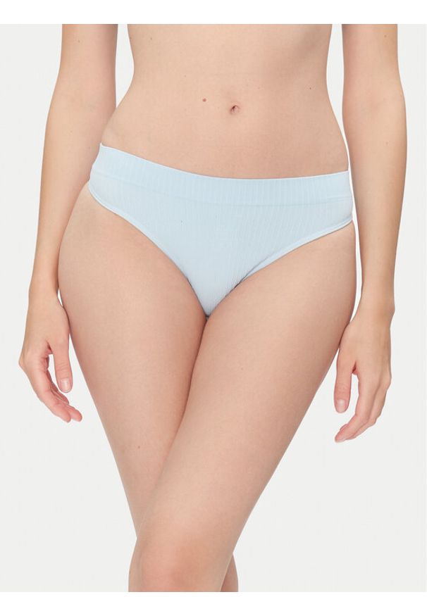 Hunkemöller Stringi Dianne 302143 Błękitny. Kolor: niebieski. Materiał: syntetyk