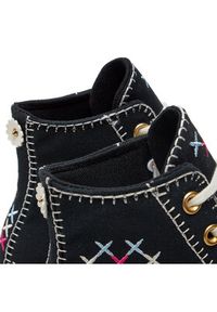 Converse Trampki Chuck Taylor All Star Lift Crafted Stitching Platform Hi A08731C Czarny. Kolor: czarny. Materiał: materiał. Obcas: na platformie #5