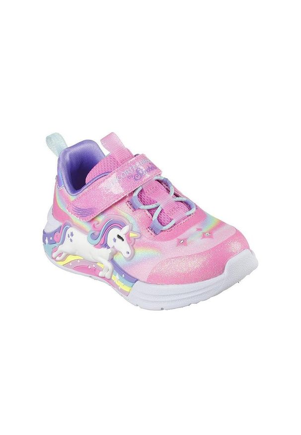 skechers - Buty dziecięce Skechers Unicorn Chaser. Okazja: na co dzień. Kolor: różowy