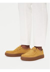 Clarks Półbuty Torhill Low 26180911 Żółty. Kolor: żółty. Materiał: skóra #6